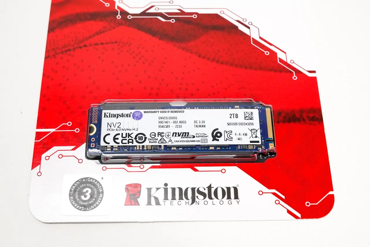 Kingston NV2 M.2 SSD レビュー | 手ごろな価格ながらPCIe 4.0対応