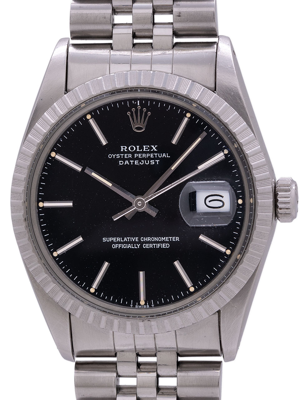 Rolex Datejust ref 16030 Black Dial Box & Papers circa 1986