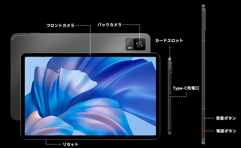 Headwolf HPad6 Pro － 12インチでHelio G99を搭載するタブレット