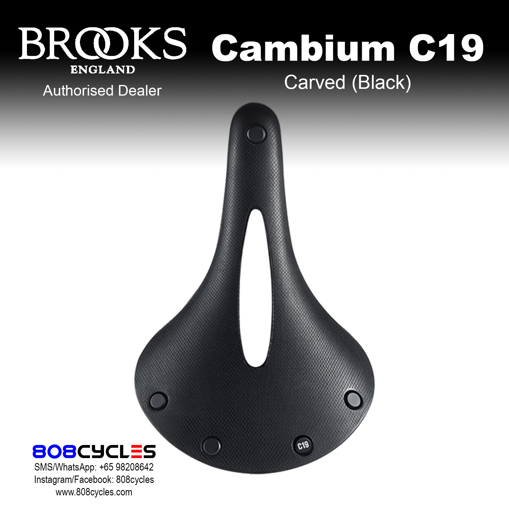 Brooks Cambium C19 Carved All Weather – 808 Cycles