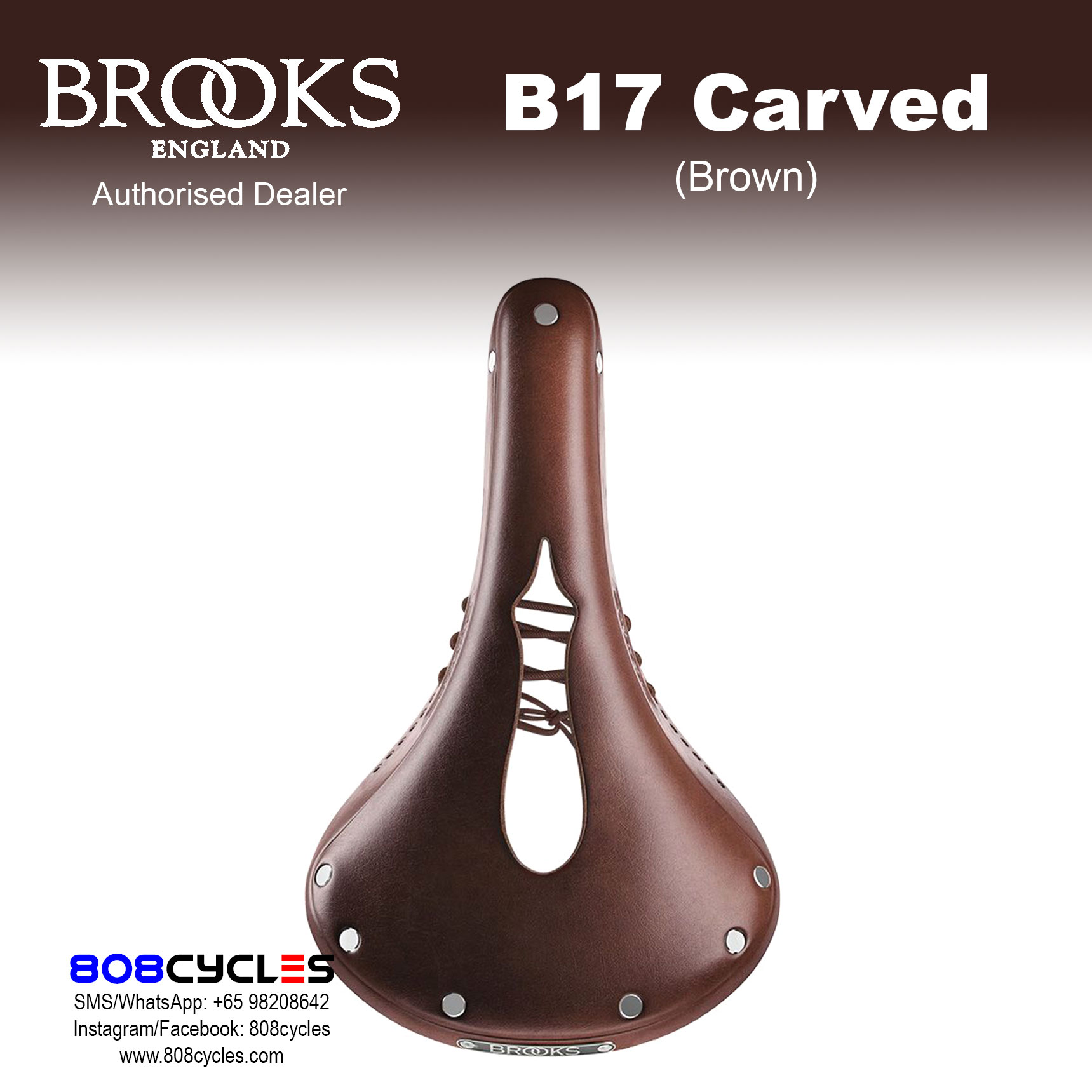 Brooks B17 Carved – 808 Cycles