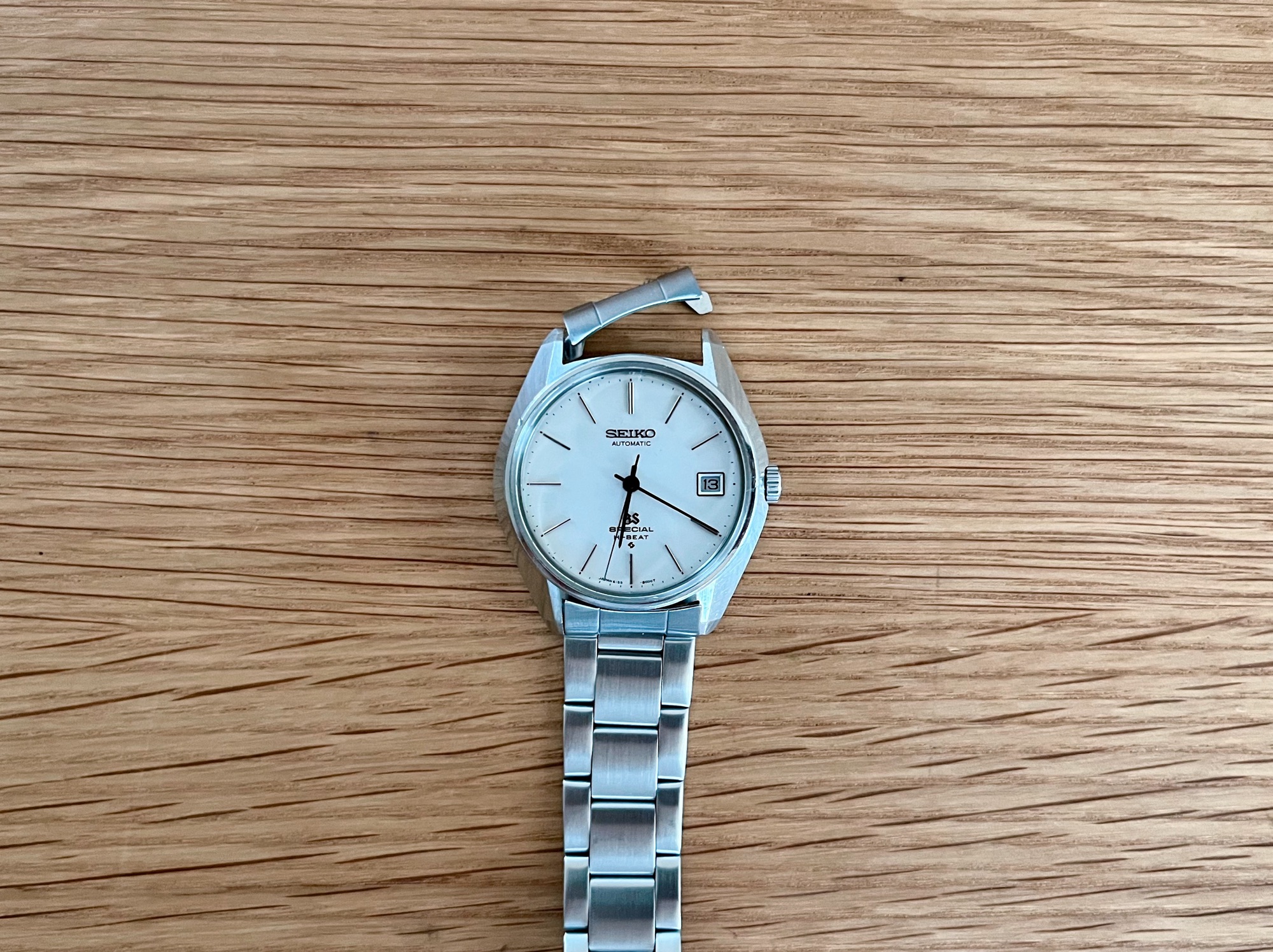 グランドセイコー61GSスペシャル用に社外品ステンレスブレスを加工する