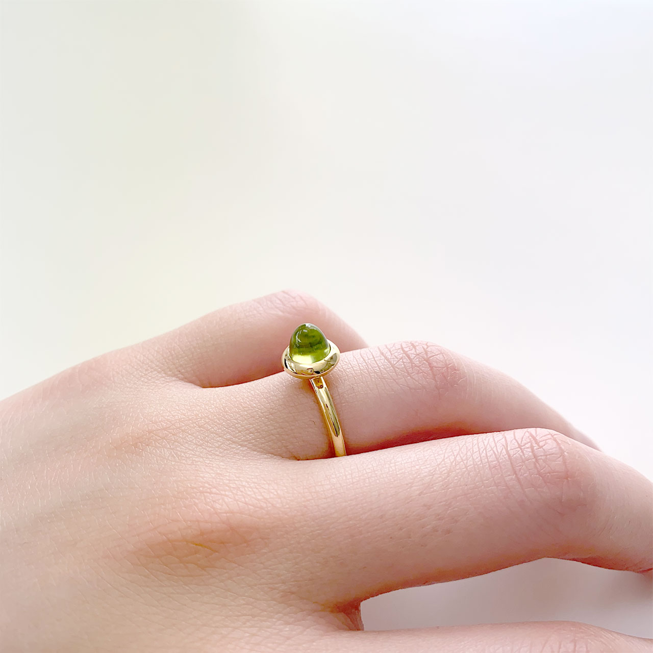 K18 ペリドット リング | アトリエ・エヌツー ジュエリー日記
