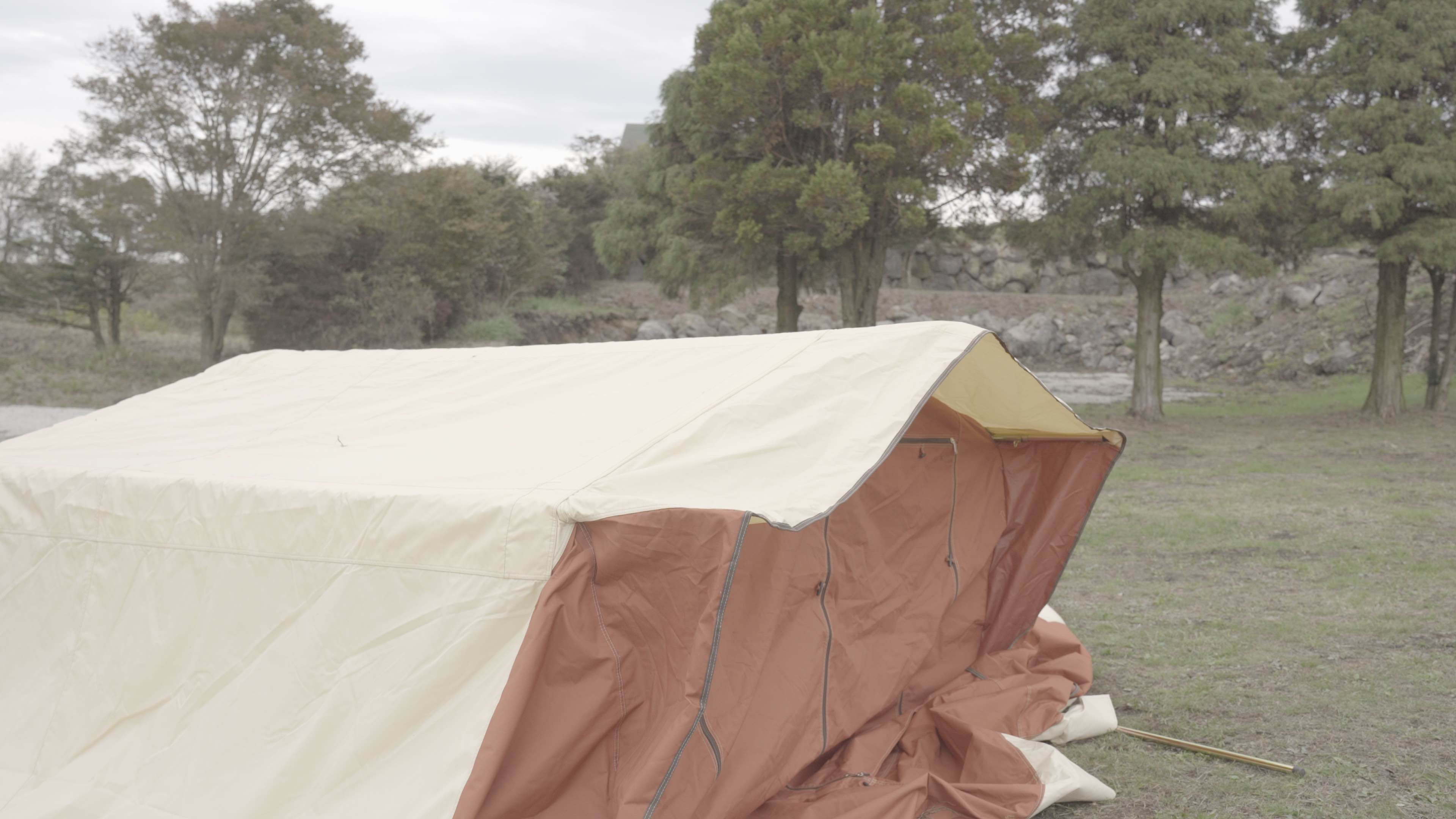 MLIMA BAHARI 4 ブラウンテント② コットンロッジテント BAHARI4