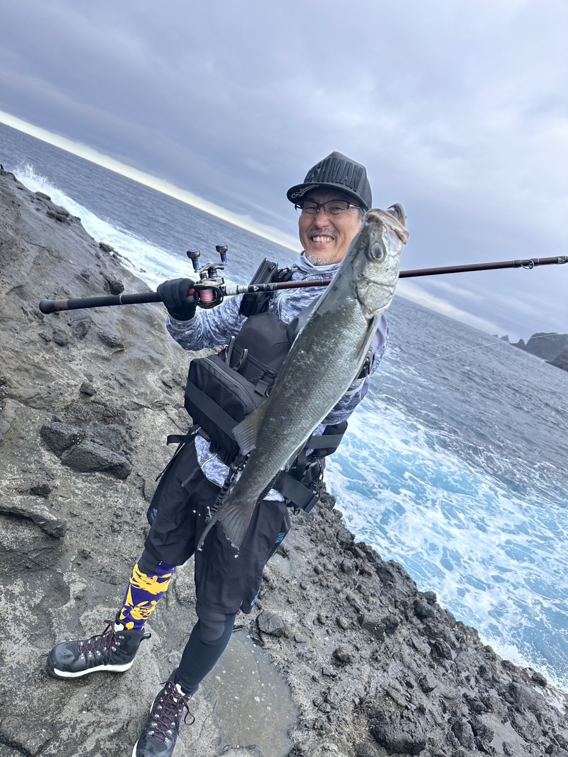 Fishman新作5ピースロッド【BC5 9.6MH】テスター渡邉 智浩の“沖磯