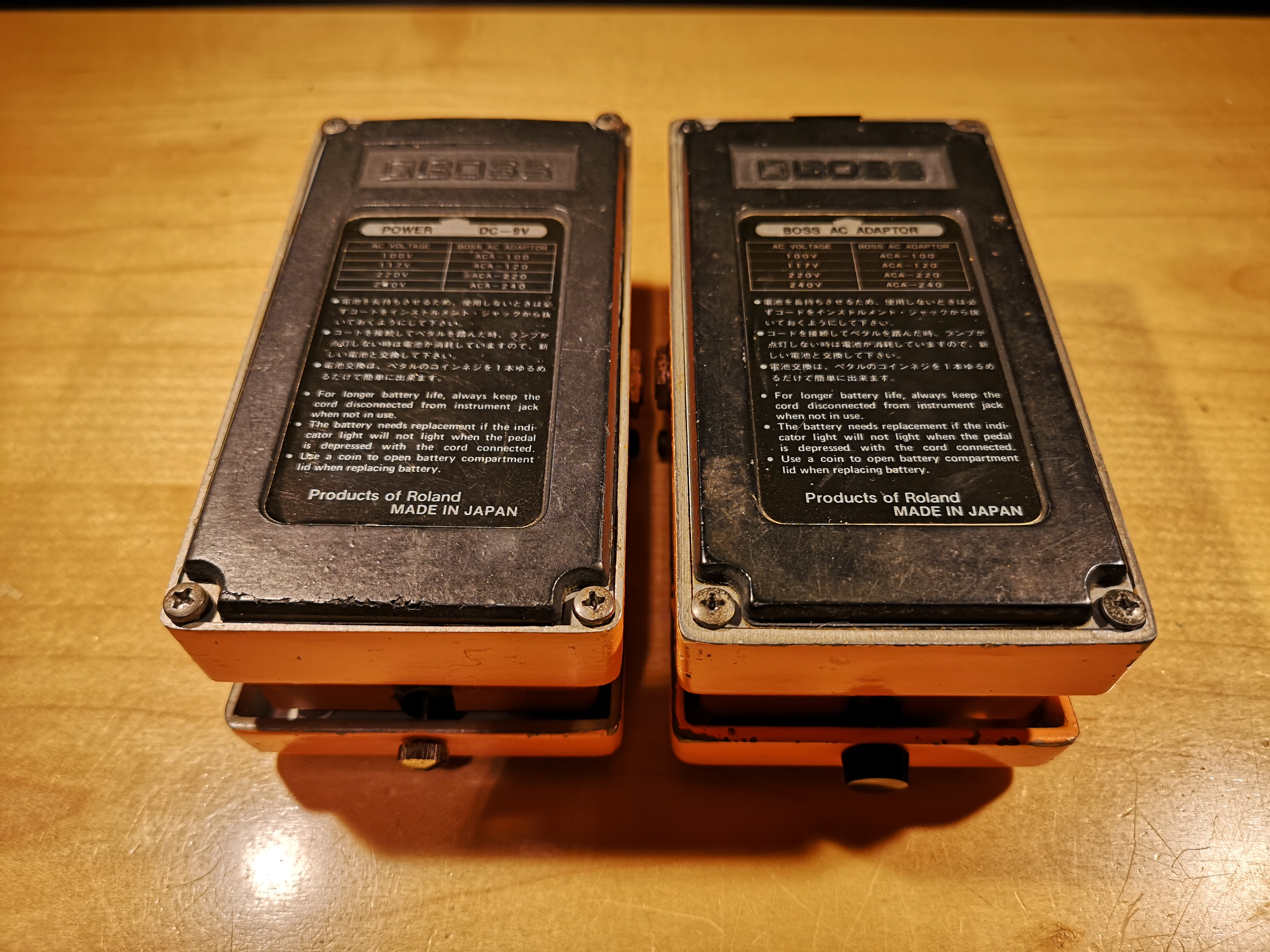 BOSS DS-1日本製銀ネジと台湾製の音の差に表れないw違いを確認したら