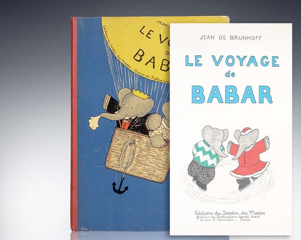 Le Voyage de Babar. - Raptis Rare Books | Fine Rare and