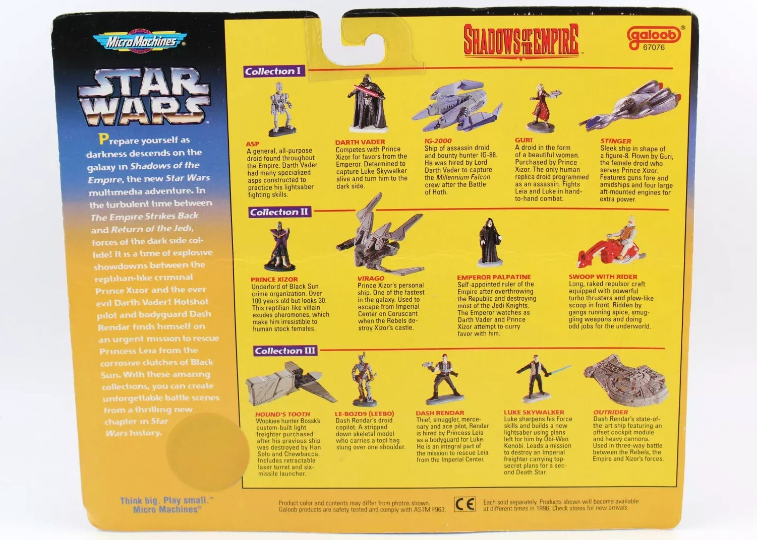 Shadows of the Empire Micro Machines - Rebel Scale