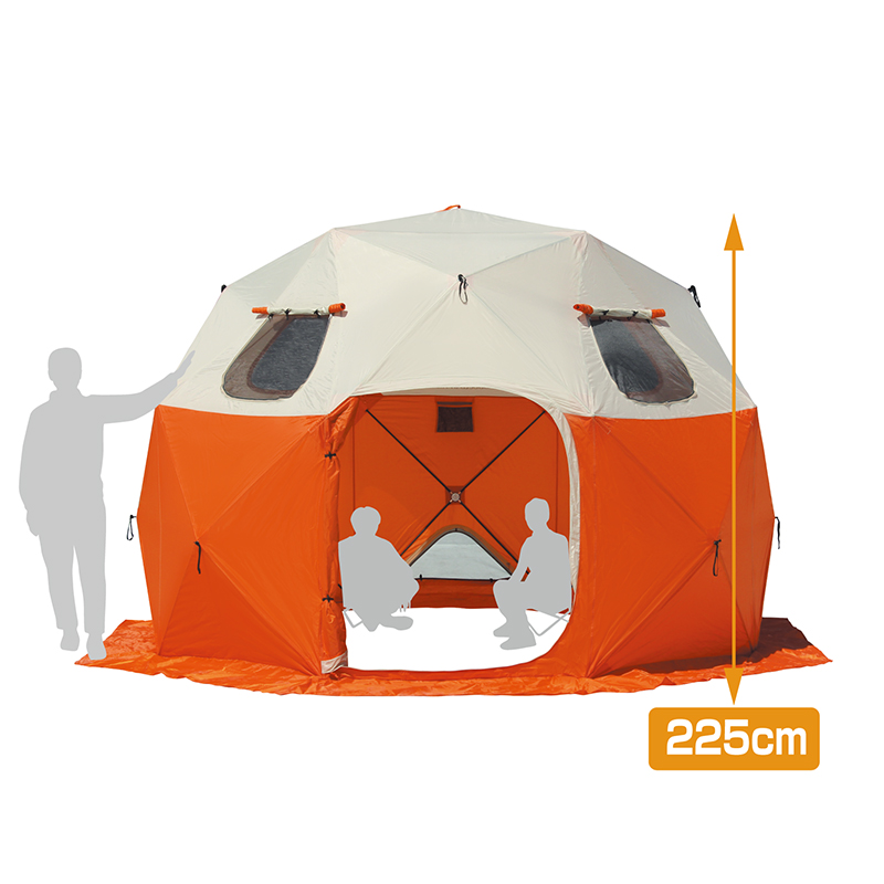 大きくて快適に過ごせる4サイズ!!】釣りに、キャンプに、天井が高くて