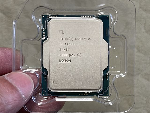 第14世代 Intel CPU 無印 Core i5 14500 LGA1700 65W を購入して確認