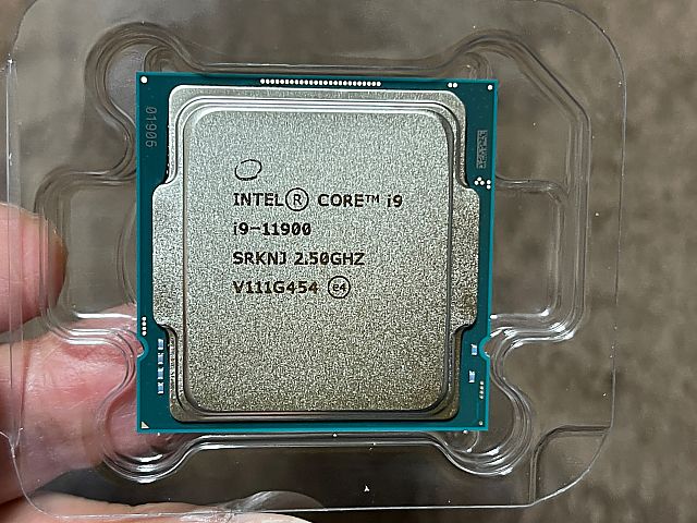 第11世代 Intel CPU Corei9 11900 LGA1200 65W を購入して確認した話