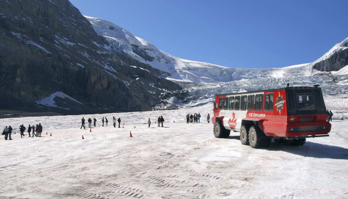 Walk on a glacier! Columbia Icefield's Glacier Experience