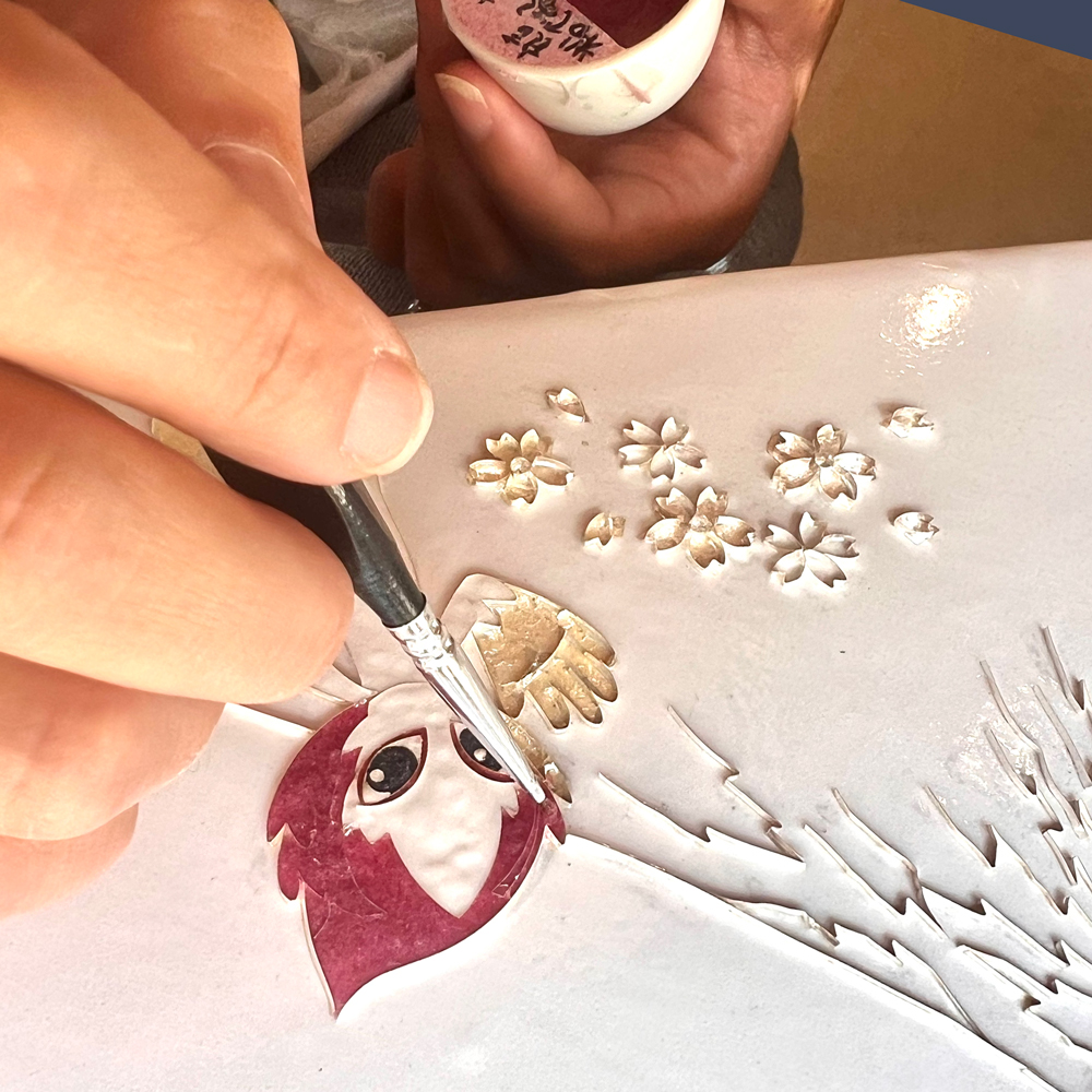 アジア競技大会公式ライセンスグッズ 七宝アートパネル】5*7 – 田村