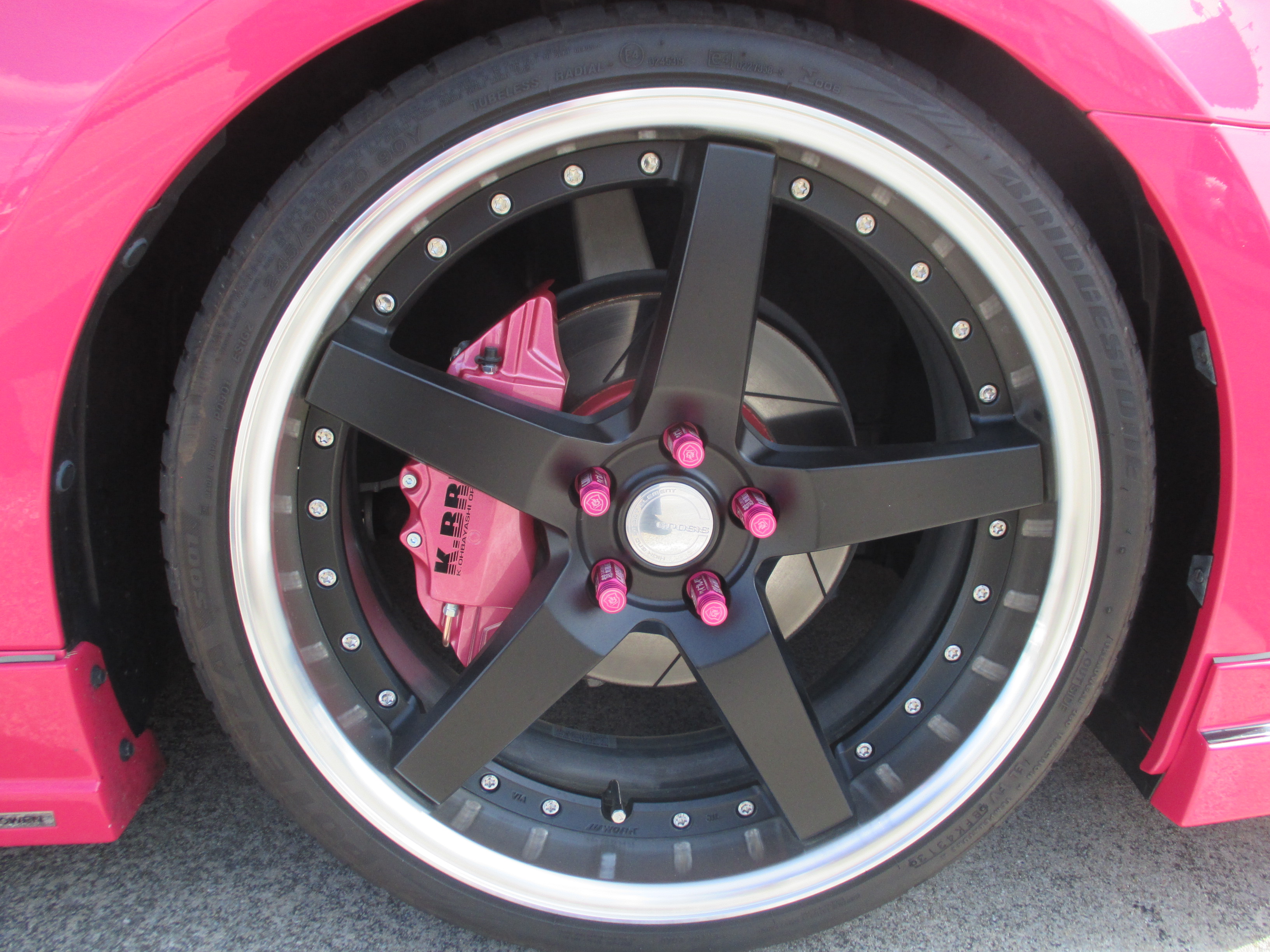 210クラウンにKブレイク、キャリパーカバー取り付けました | 山口で