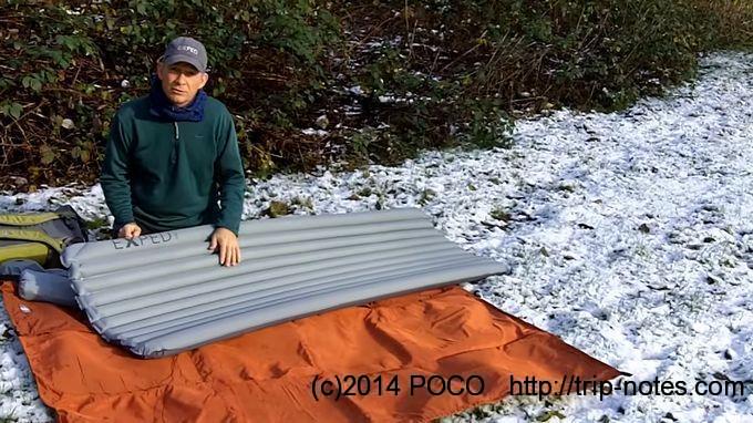 厳冬期に使えるエアマット EXPED DOWNMAT LITE 5S を使ってみたよ