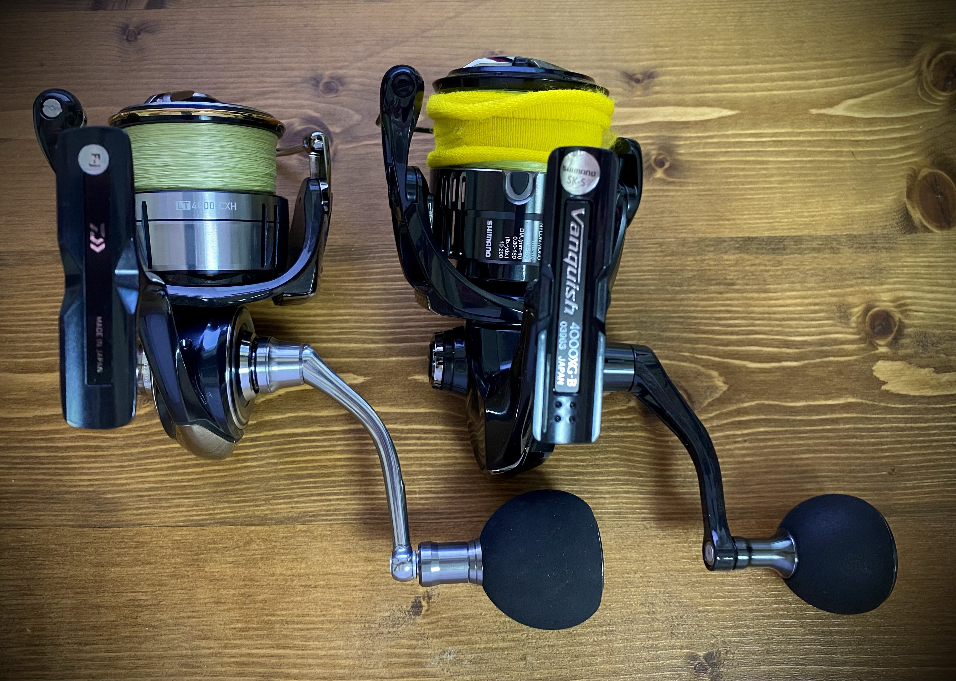 ハンドルノブ交換】19セルテートLT4000-CXHにRCSパワーライトノブLを