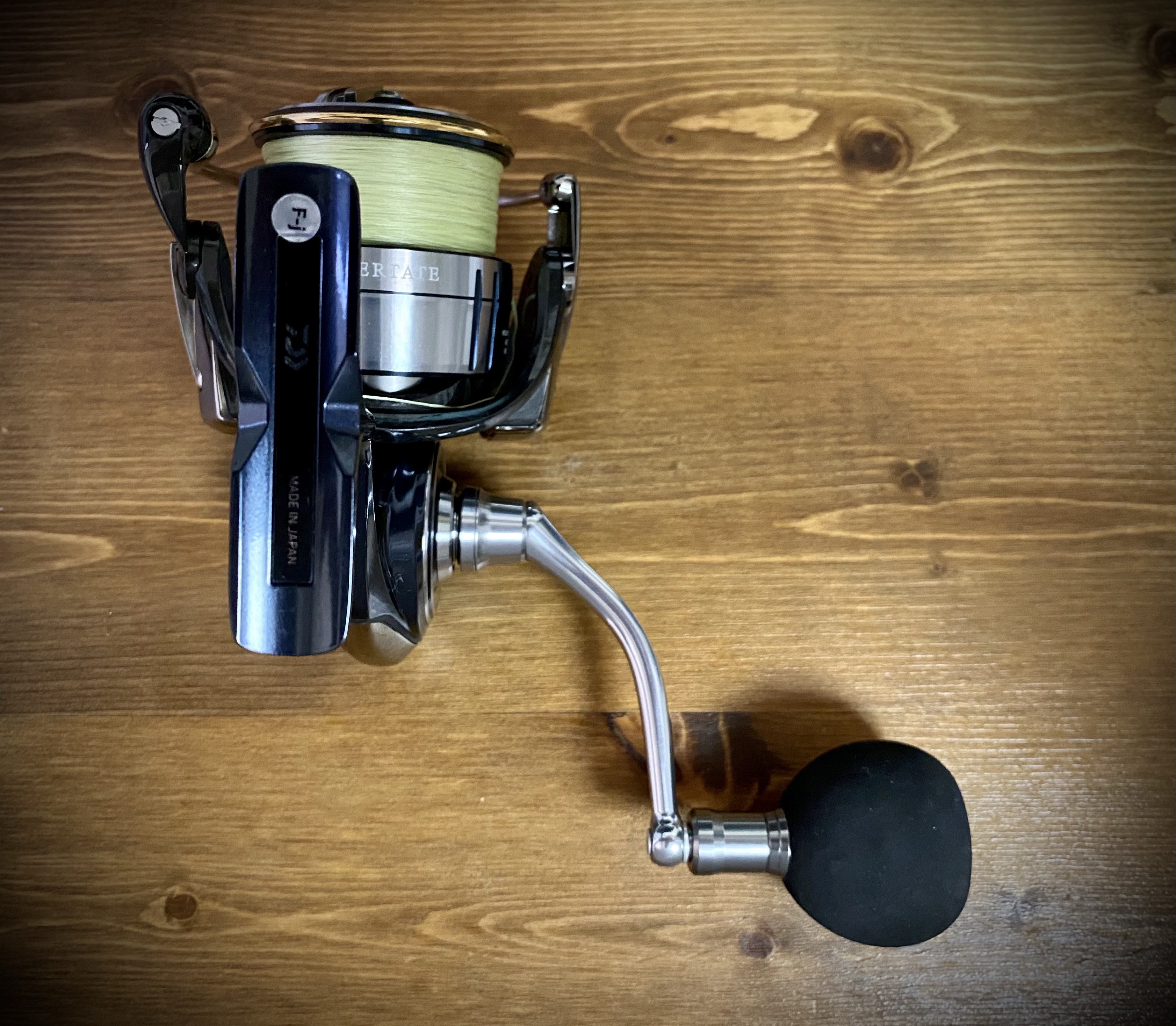 ハンドルノブ交換】19セルテートLT4000-CXHにRCSパワーライトノブLを