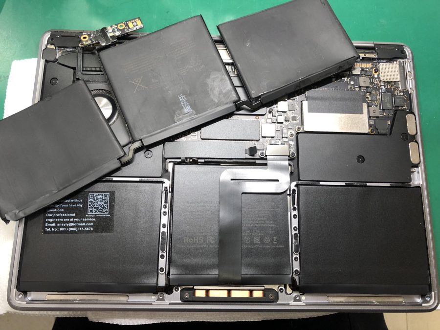 Macbook Pro 13インチ（マックブック/A1708）のバッテリー交換