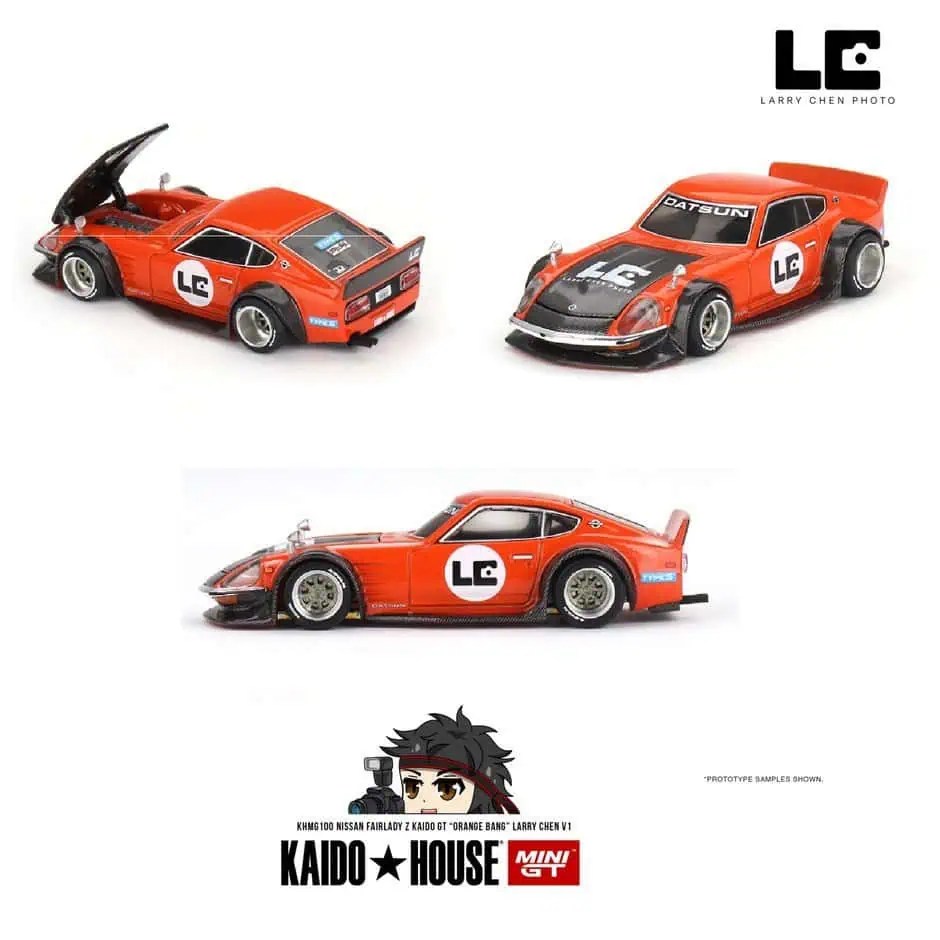 Mini GT Kaido House – Nissan Fairlady Z Kaido GT Orange Bang Larry