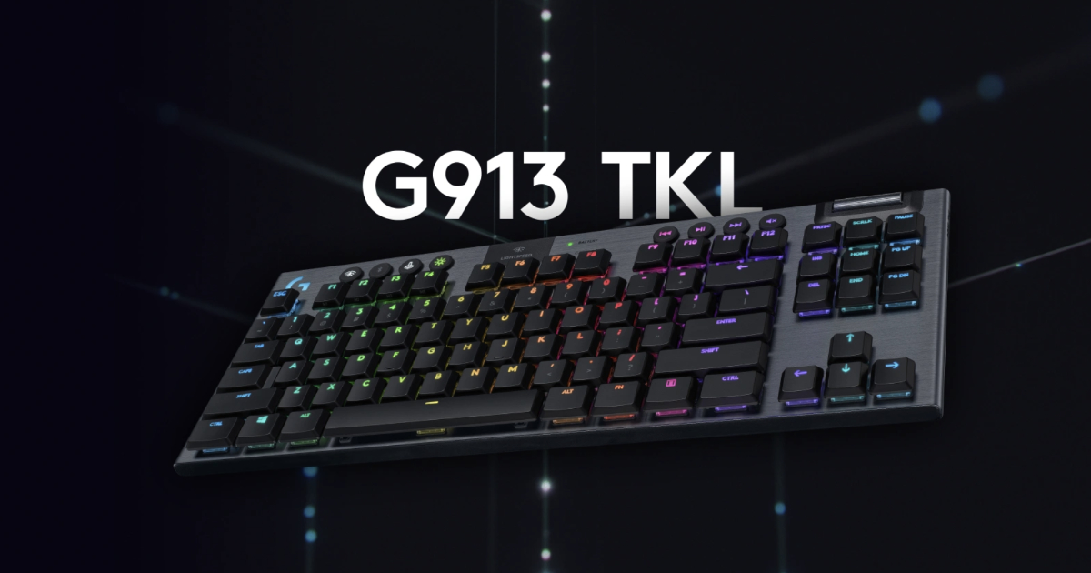 ロジクールからテンキーレス薄型ハイエンドキーボード「G913-TKL」が6