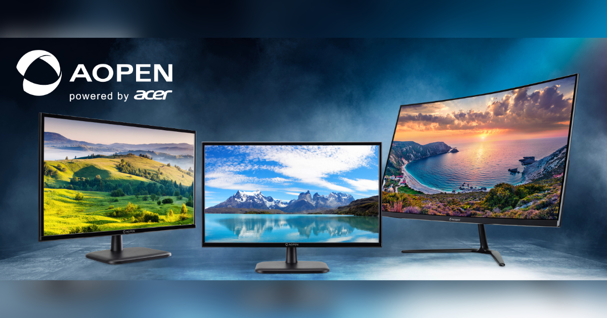Acerのもうひとつのブランド「AOPEN」からコスパに優れたモニター3製品