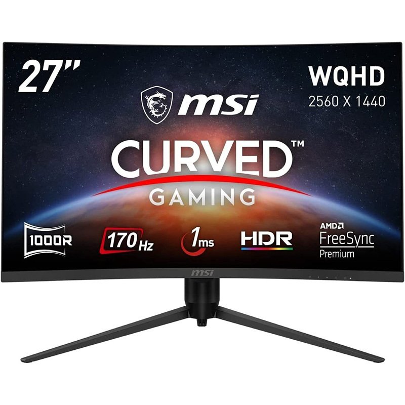 MSIのゲーミングモニターGシリーズより27インチ湾曲ゲーミングモニター