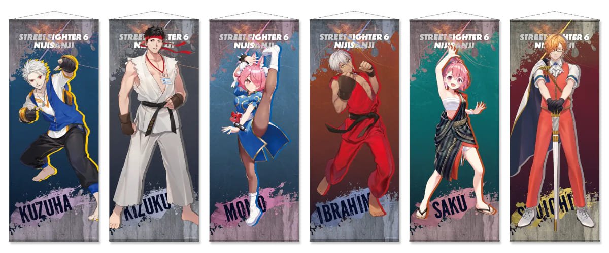 葛葉ルーク、社築リュウなど、にじさんじ×ストリートファイター6の