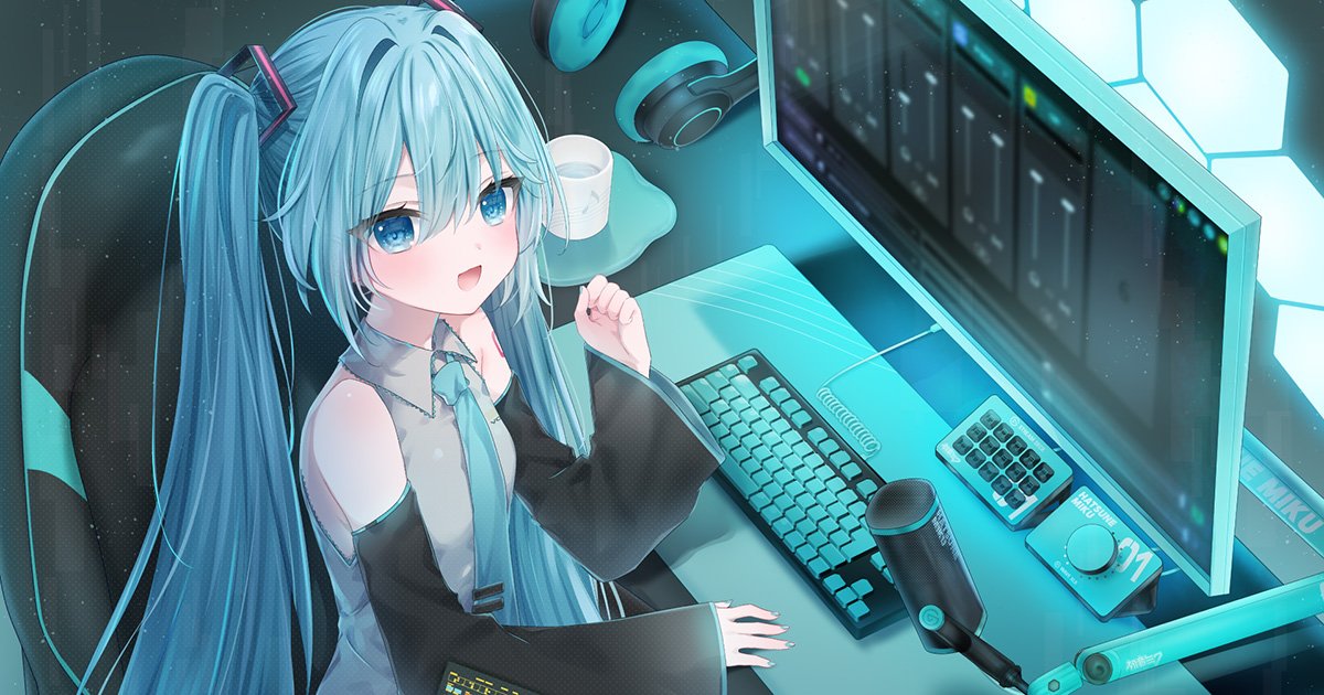 Elgato and Miku Hatsune collaborated to produce four products