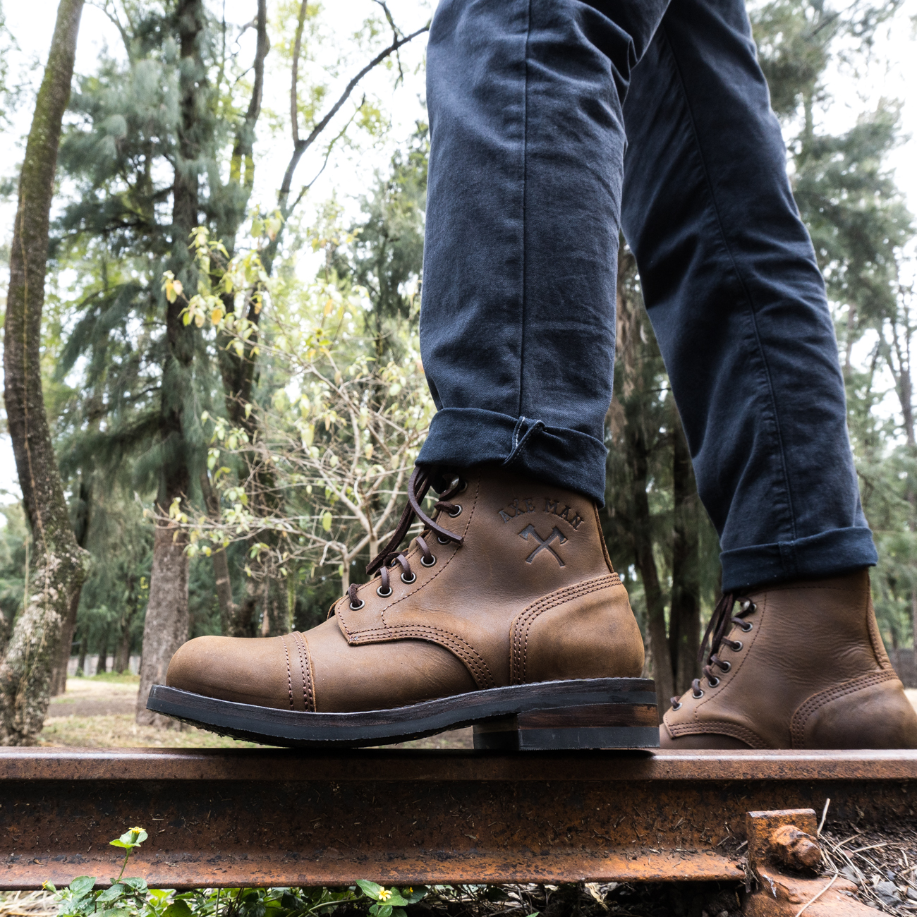 Axeman Cap Toe Bronze - The Classic Strong and Reliable Work Boot