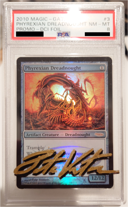 MTG-サイン ファイレクシアン・ドレッドノート【Pete Venters】 – Val