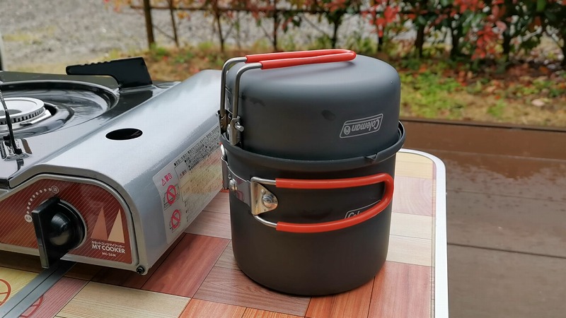 039【キャンプ】コールマン パックアウェイ ソロクッカーセットの