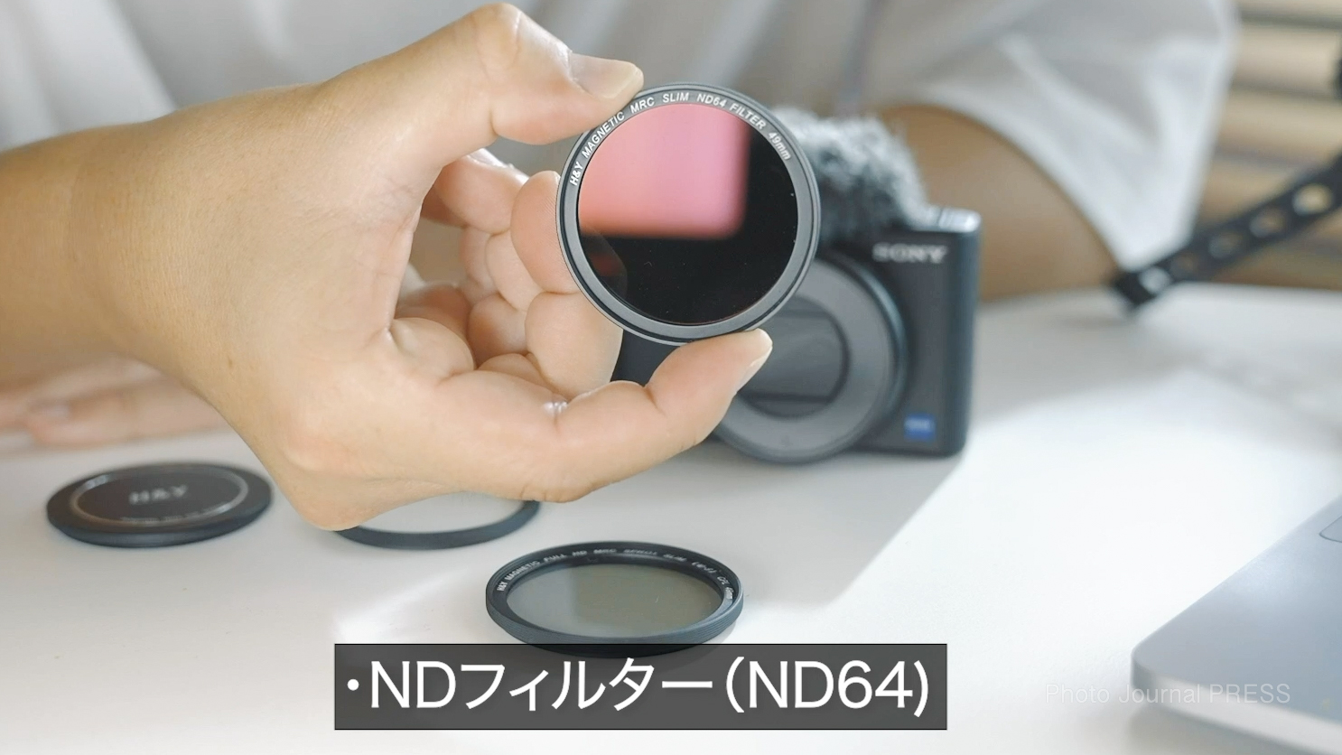ZV-1専用の H&Y マグネット式フィルターが使いやすい(ND、CPL、UV