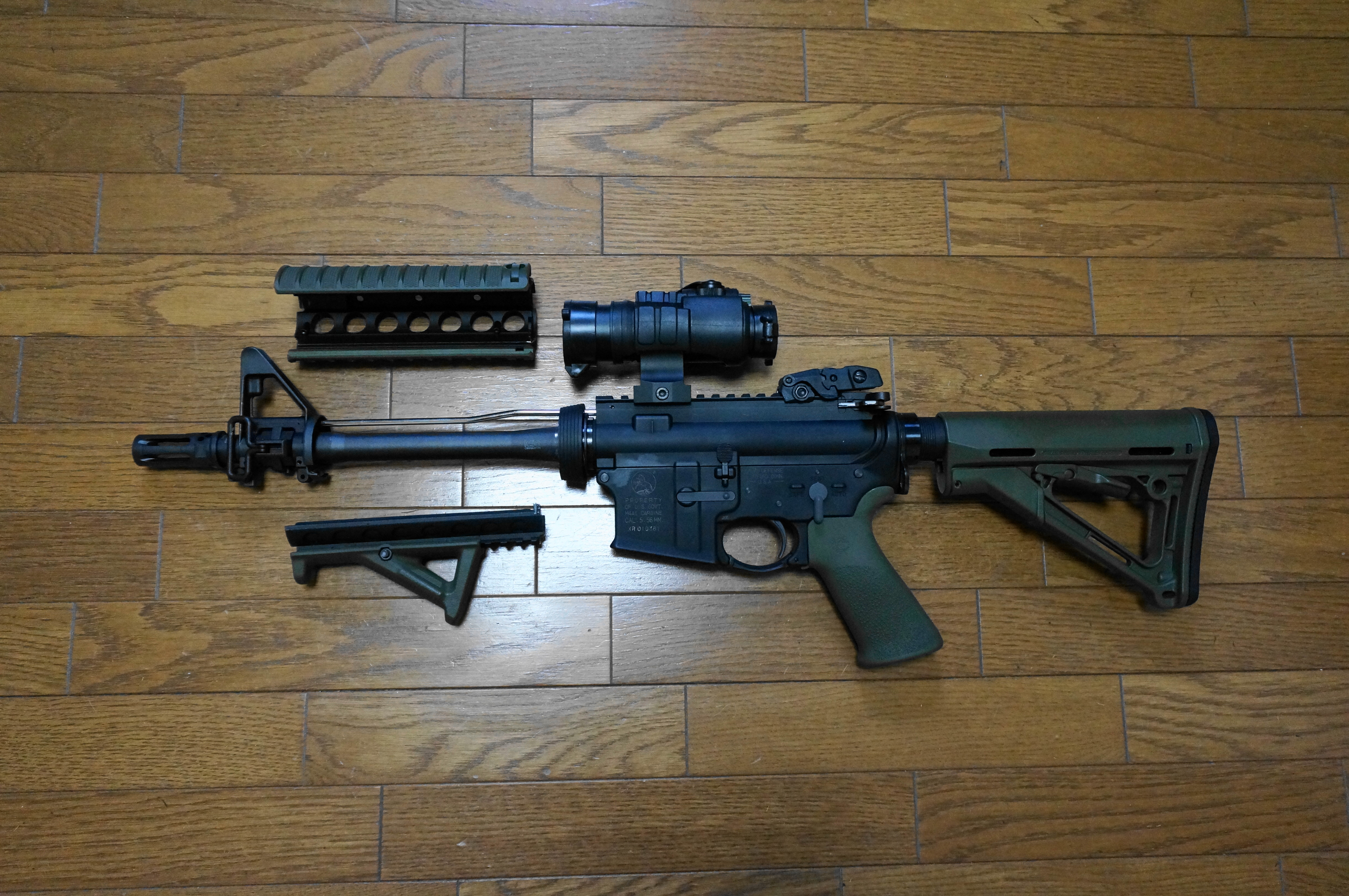 KSC M4A1 GBB Ver1 カスタム2 (FBI HRTカスタム) | ゆるくサバイバル