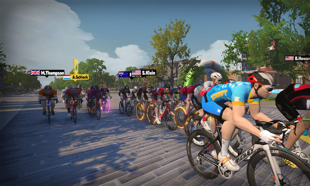 The View from the Back: Andy Schleck Cycles Cappuccino Ride