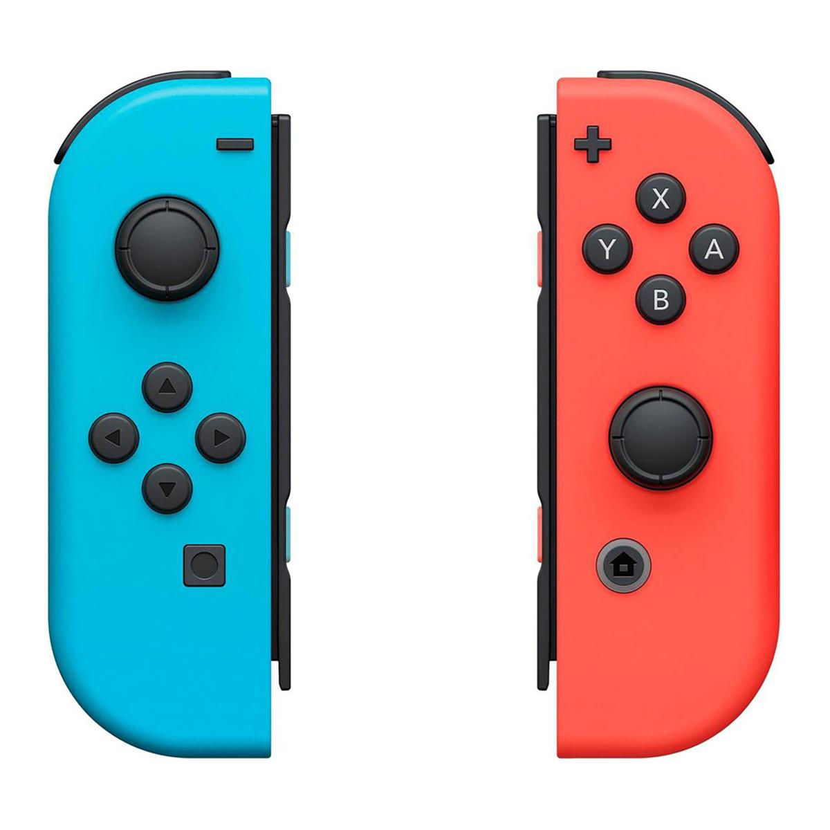 Nintendo Switch Joy-Con L/R - Neon Red and Neon Blue | HSN