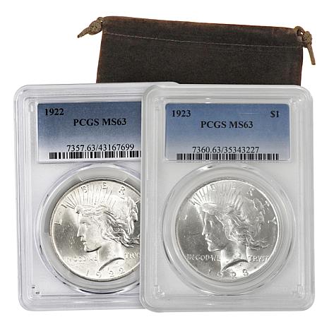 PCGS アメリカ ピースダラー銀貨 1924年 1枚 MS64』アメリカピース
