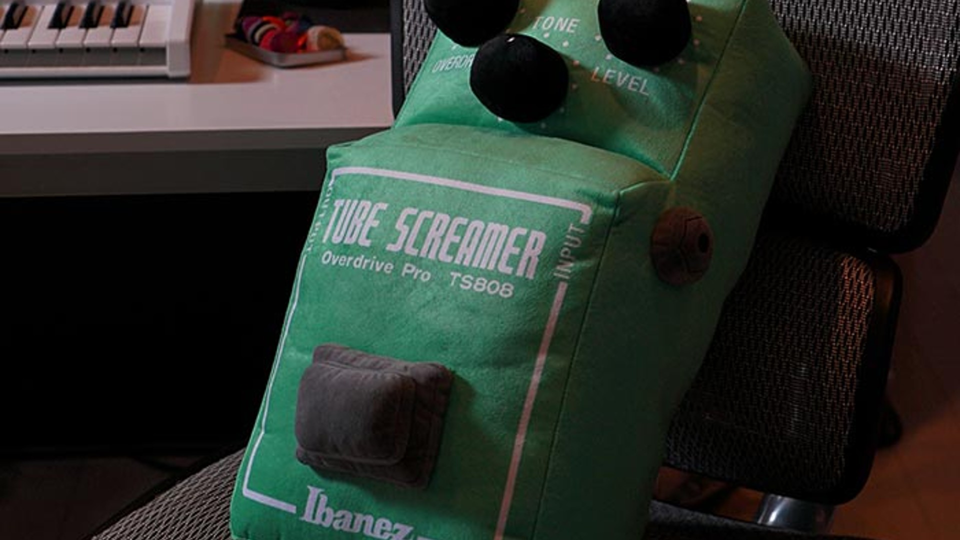 IBANEZ's Tube Screamer Plushie Will Not Make Your Tone Better