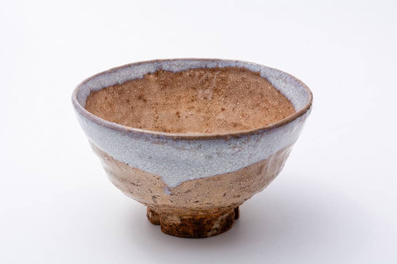萩焼 三処割高台 茶碗 10代、坂高麗左衛門 | 小山美術
