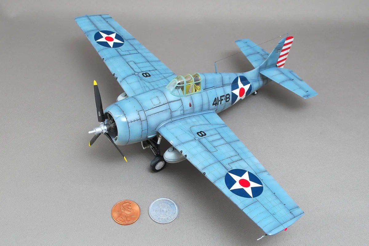 グラマンF4F-4 ワイルドキャット アメリカ海軍戦闘機 タミヤ 1/48 組立