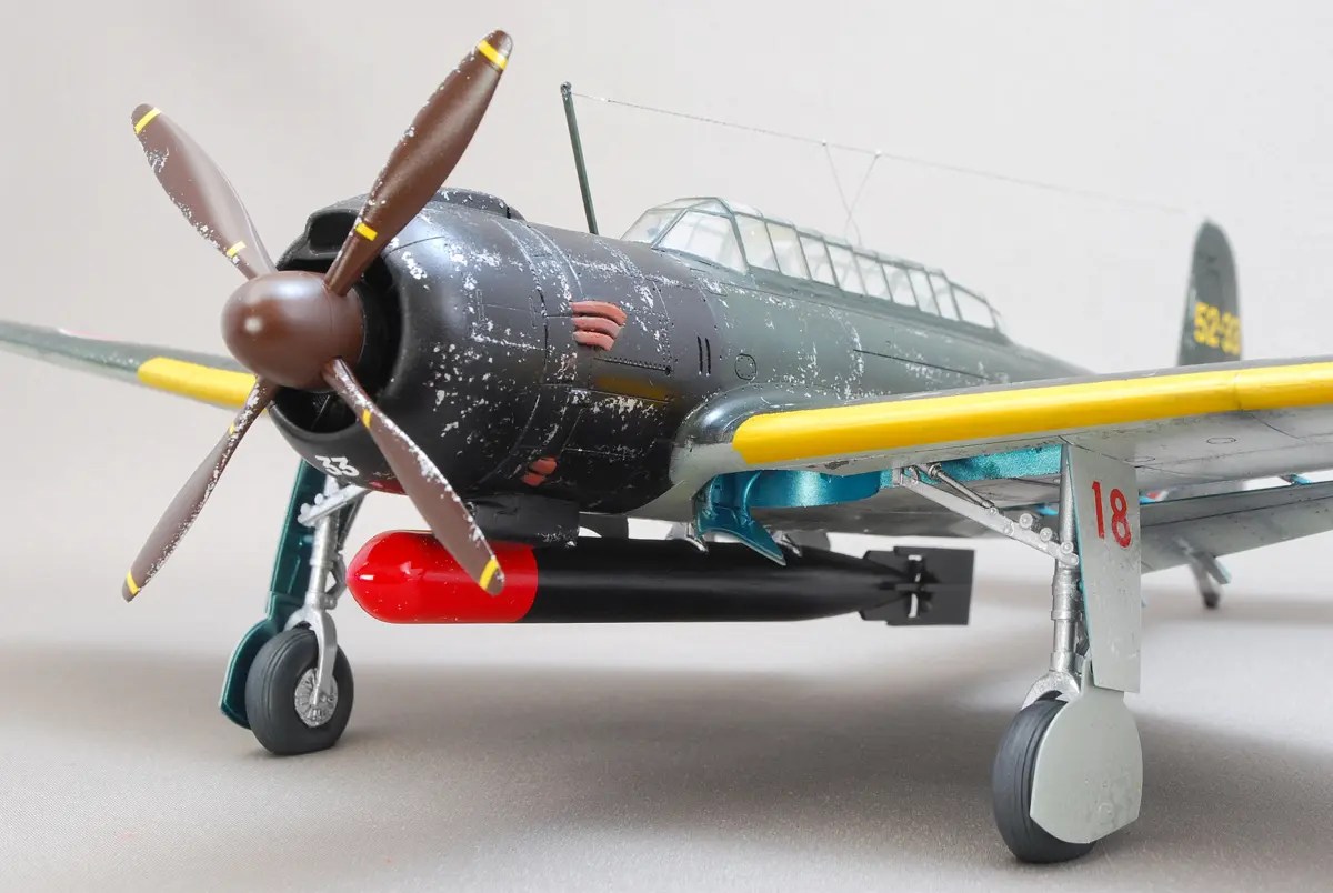 天山 一二型 中島B6N2 大日本帝国海軍艦上攻撃機 ハセガワ 1/48 組立と