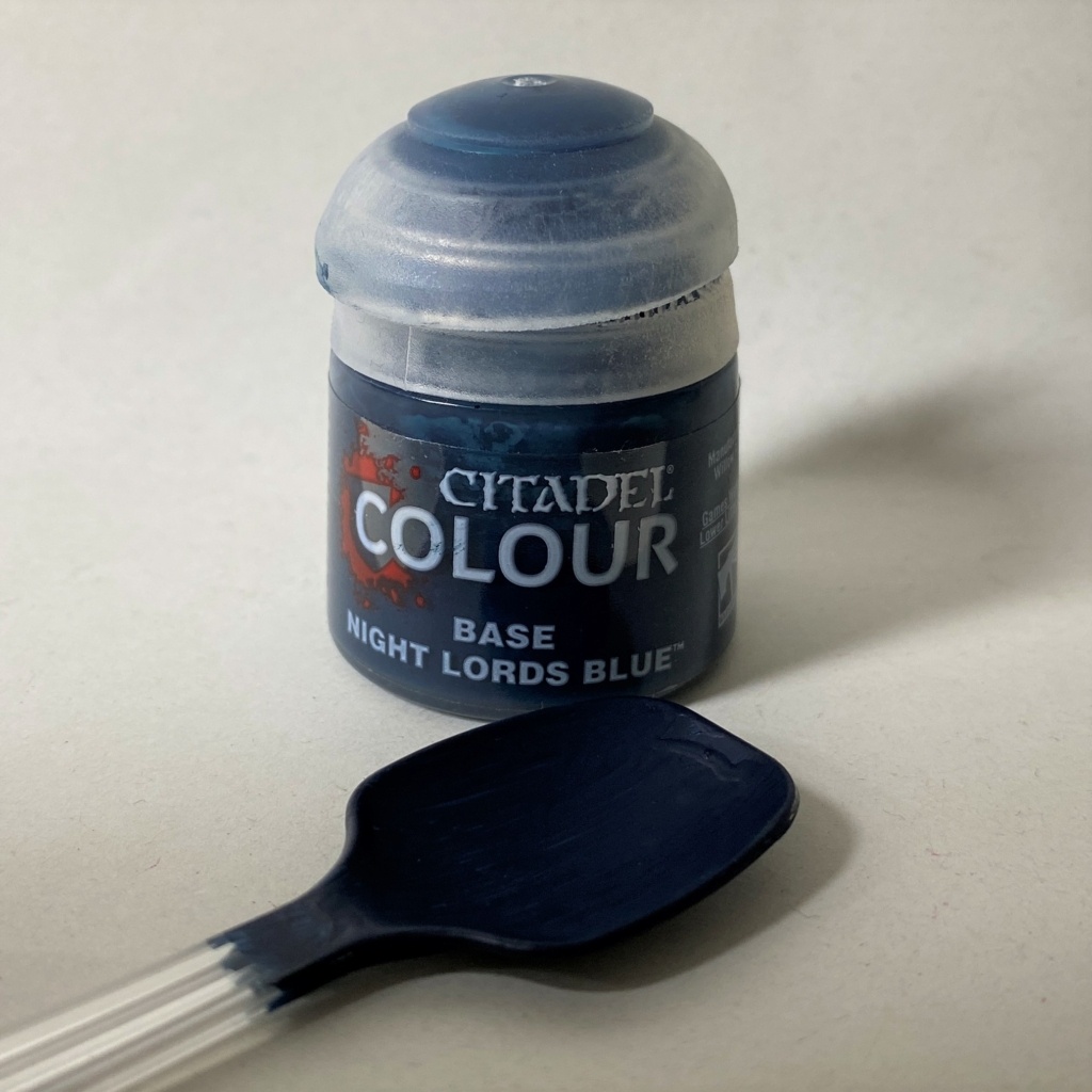 890 シタデルカラーの濃青5色を徹底比較！水性アクリル塗料の色見本