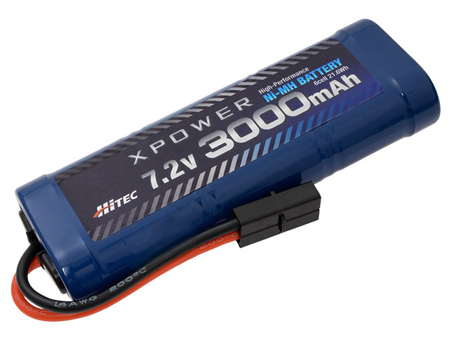 XPOWER Ni-MH 7.2V 3000mAh タミヤタイプコネクター（ネイビーブルー
