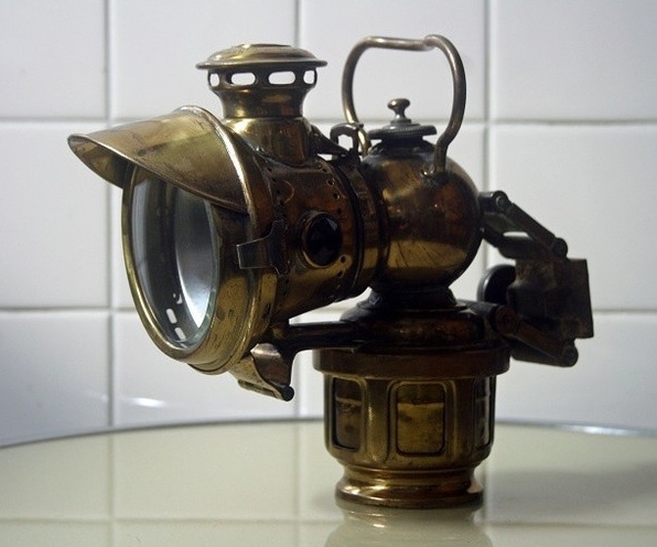 USA製 ヴィンテージ カーバイドランプ ジャストライト キャンプカー
