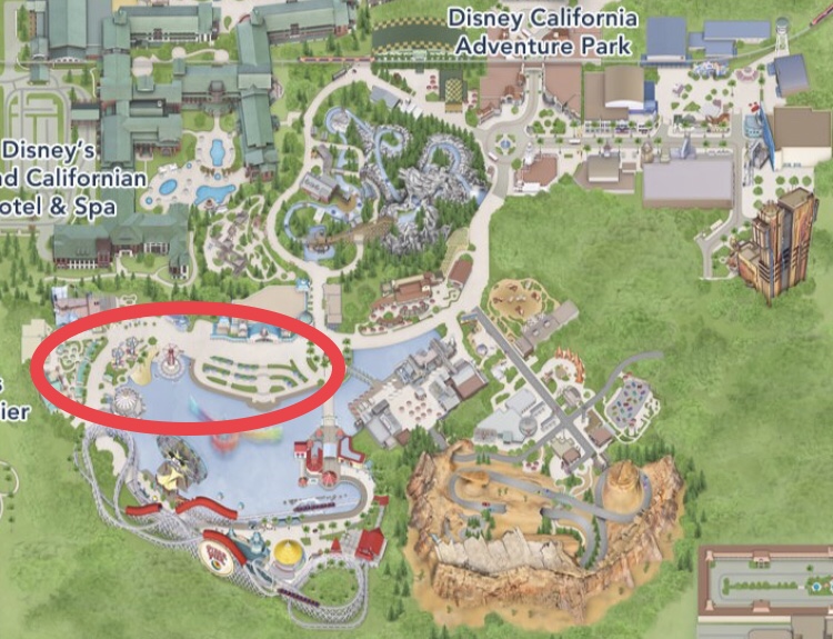 カリフォルニアアドベンチャーのエリアまとめ】 | Mappy's Disney Dreams