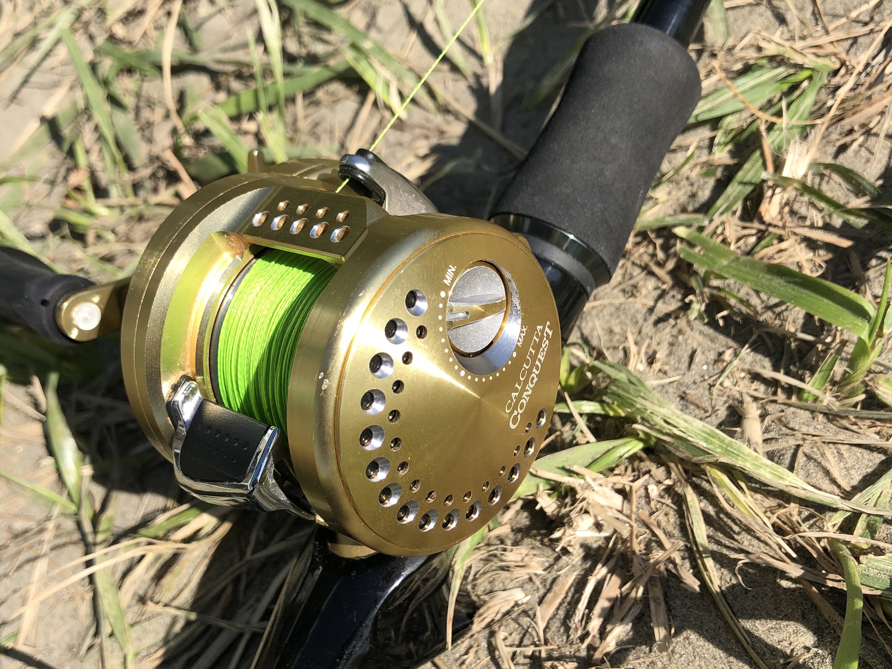 15コンクエスト200HG （201HG）遠投 100m仕様 - Bait shore style