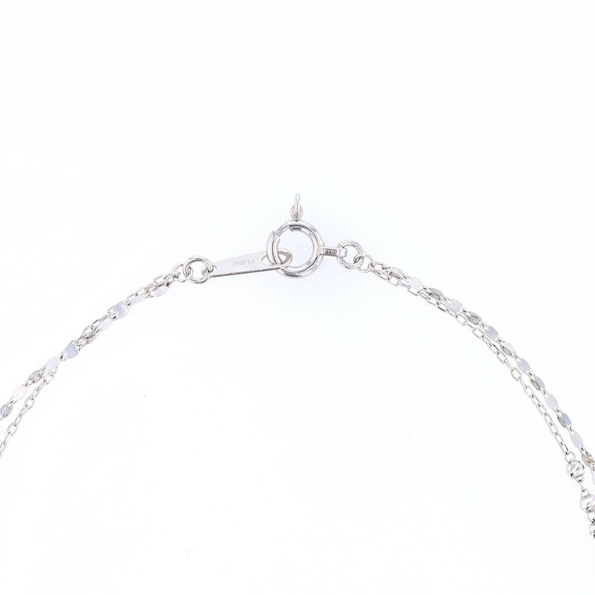 プラチナ850 2連 チェーン ブレスレット | IKEDAジュエリーオンライン