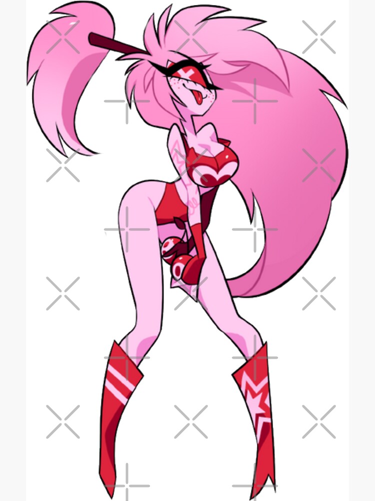 Cherri Bomb Valentine Standee Design - Hazbin Hotel