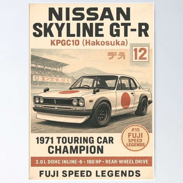 Nissan Skyline GT-R KPGC10 Hakosuka 1971 Touring Car Legend