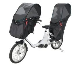 ソッカ(socca)レインカバー前・後ろ用の口コミや適応機種の注意点など