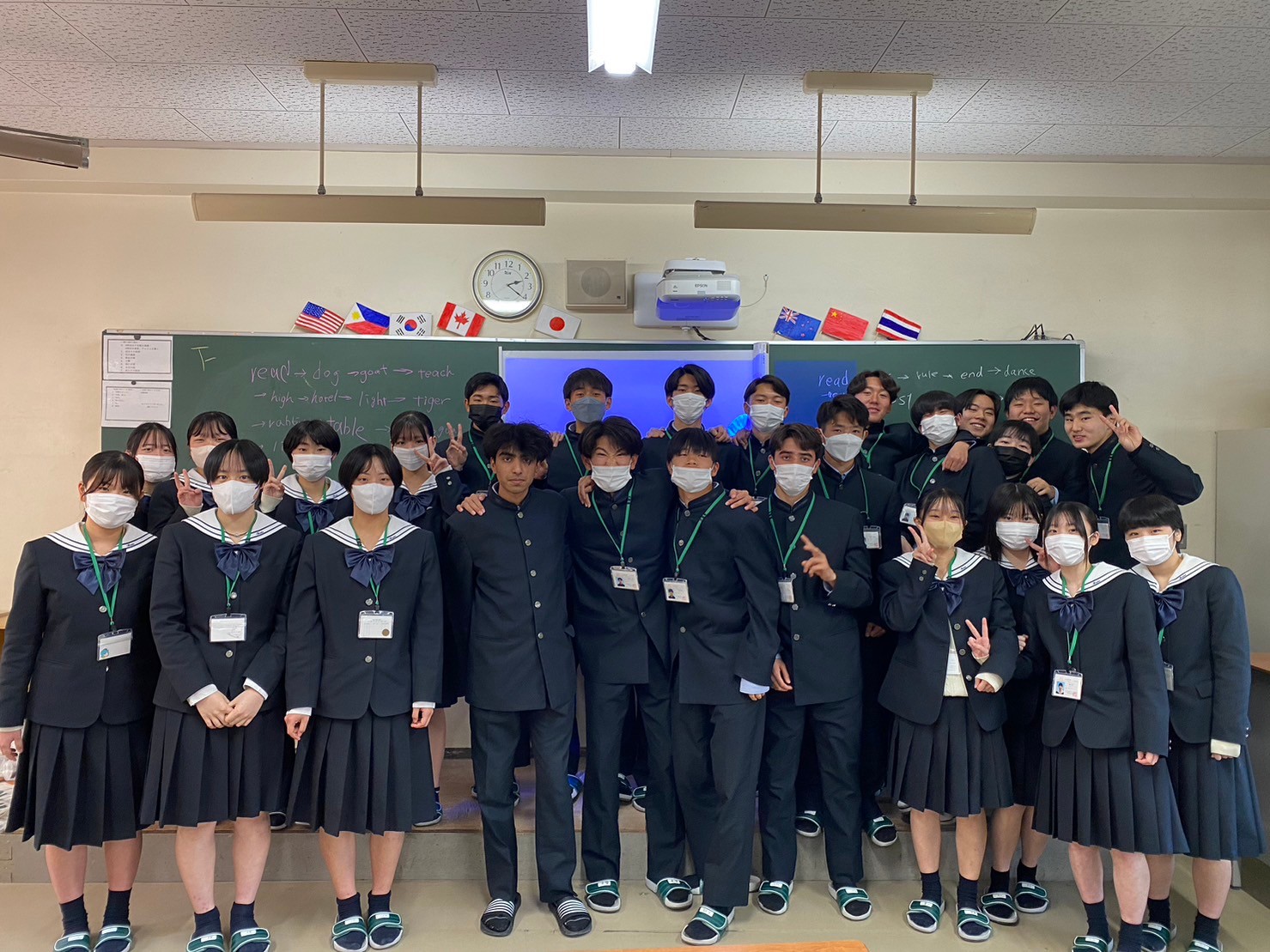 NZからの交換留学生・アヌッシュさんのお別れ会開催【飯塚高校のGlobal